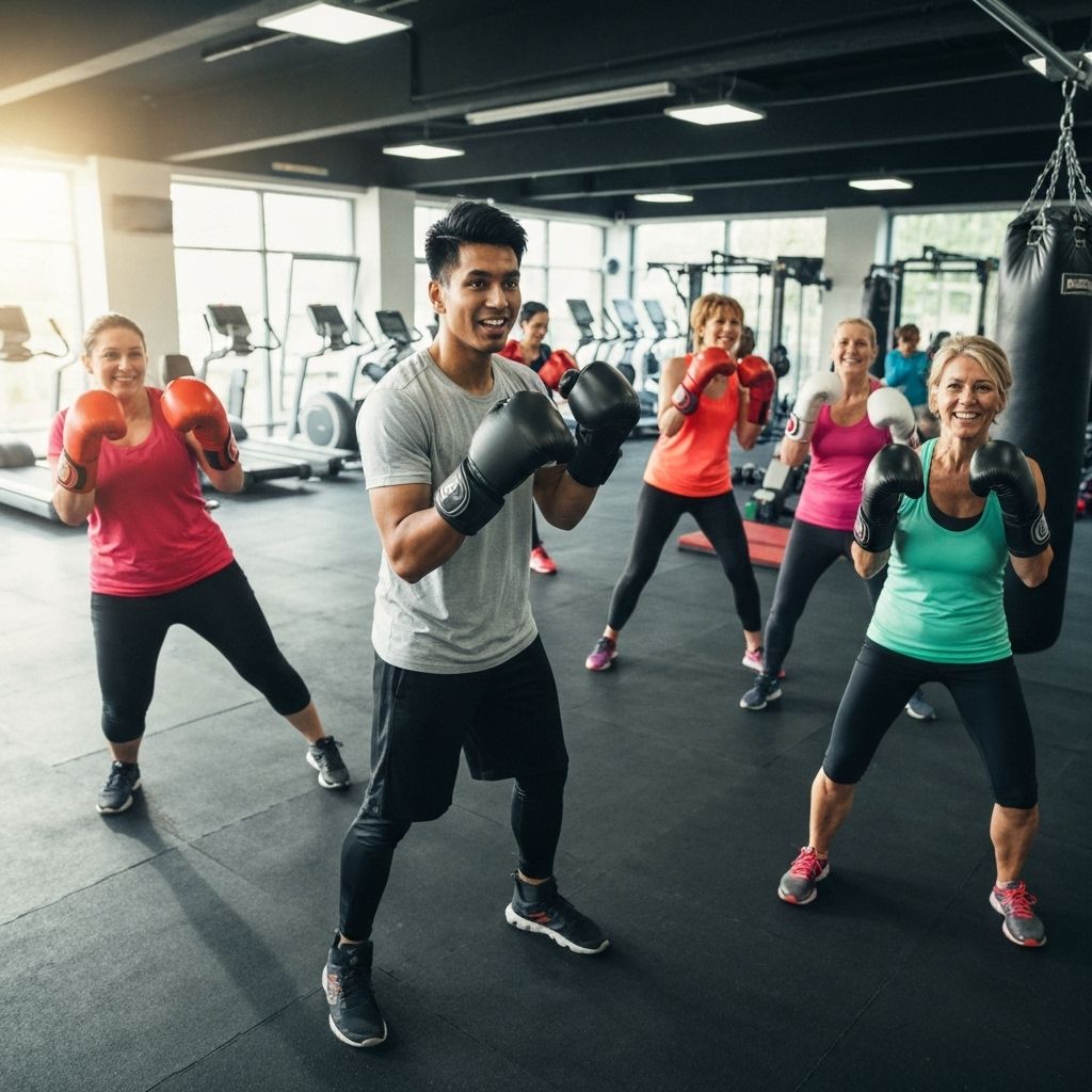 Cours de boxe au Boxing Club Annecy